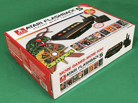 Atari Flashback 5 Classic Game Collector's Edition Black & Red Console - READ