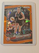 Marina Mabrey 2025 WNBA Prizm Orange Cracked Ice Card #18 Toronto Tempo