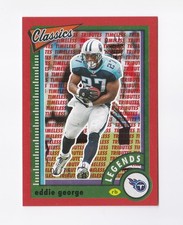 2022 Classics Timeless Tributes Red #128 Eddie George /75 Titans Ohio State