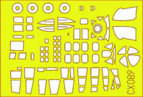 Eduard Accessories Cx089 - 1:72 He 111 - Masking Film - New