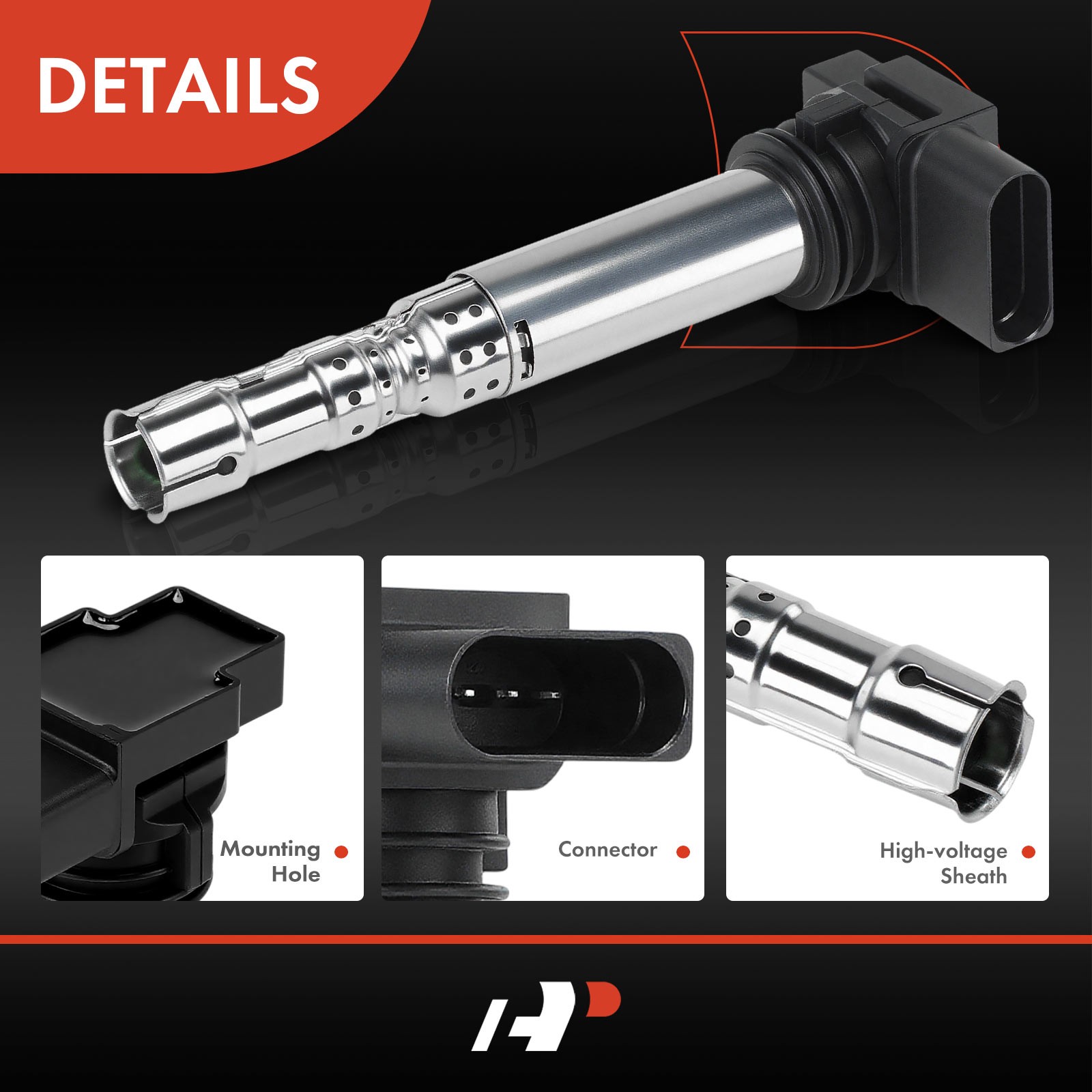 A-Premium 8x Ignition Coil for Volkswagen Passat 2002-2004 Bentley Continental