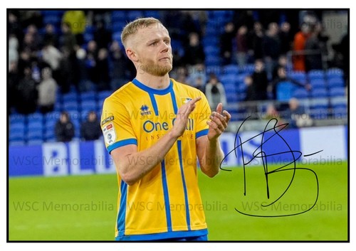 11259. Frazer Blake-Tracy Signed Pictures (A4 Prints) Mansfield Swindon etc.