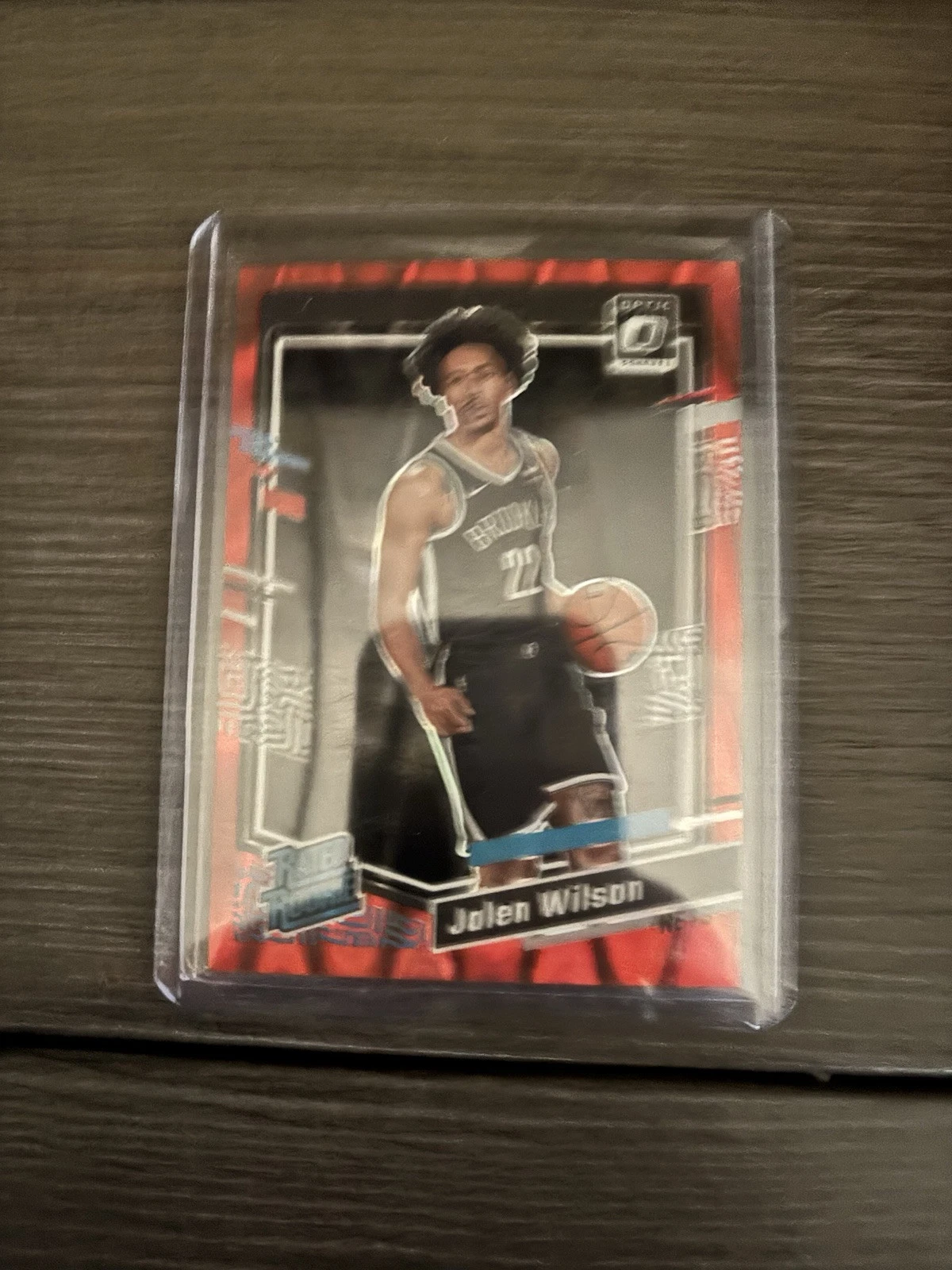 2023 Donruss Optic Jalen Wilson Rated Rookie Red Seismic /130 RC
