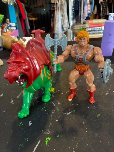 MOTU He-Man and Battle Cat Vintage