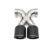 Fabspeed Porsche Cayman Gt4 Deluxe Bolt-on Carbon Fiber Exhaust Tips 2015-2016