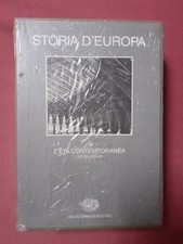 STORIA D'EUROPA VOLUME 5  L'ETA CONTEMPORANEA SECOLI XIX- XX EINAUDI  SIGILLATO