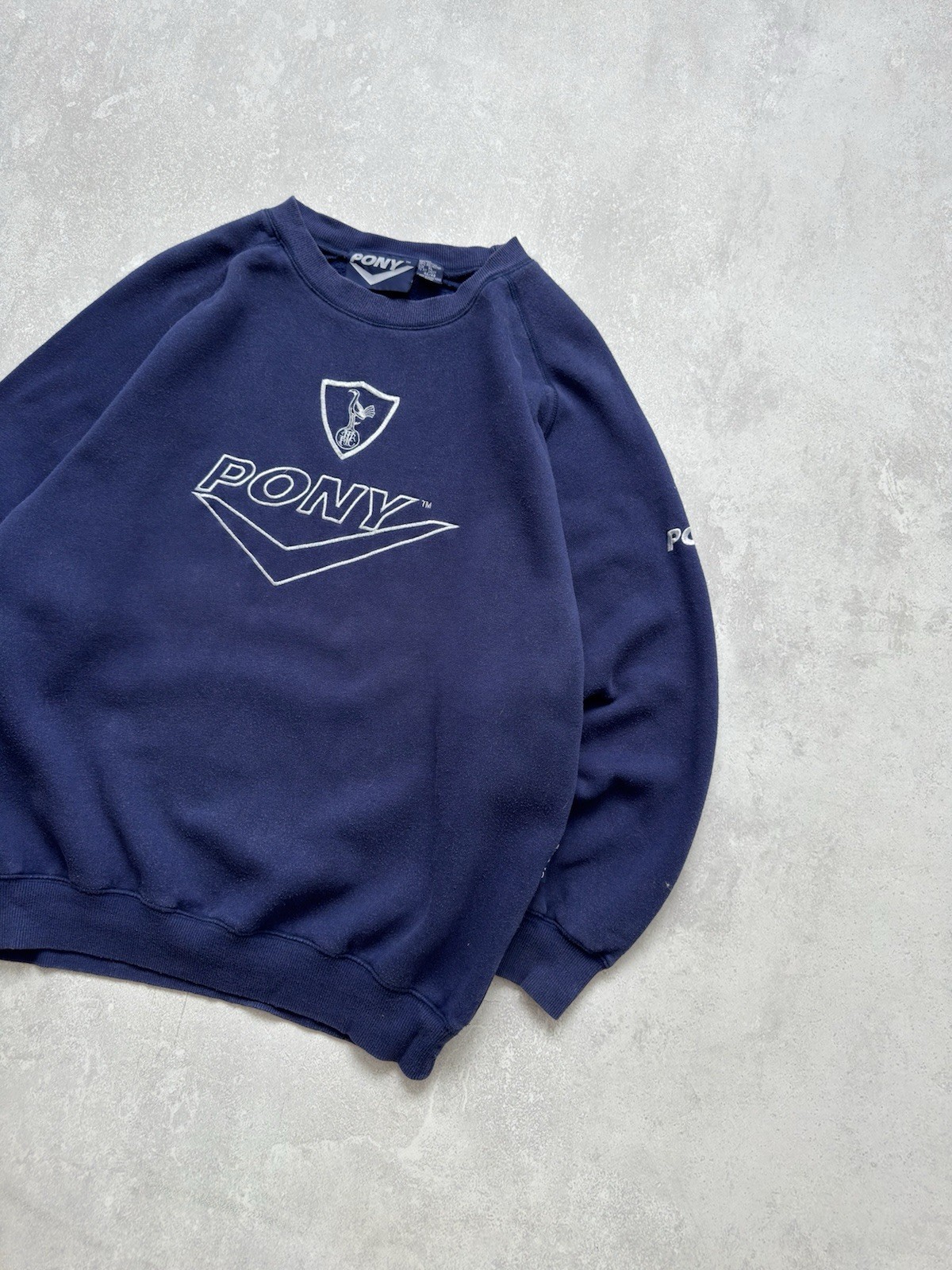 Felpa vintage Pony Tottenham Hotspurs 1995 97 calcio away football anni 90