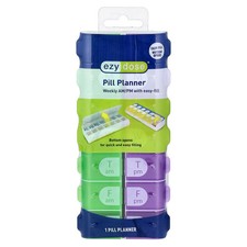 Pill Planner, Weekly AM/PM with Easy-Fill, 1 Count