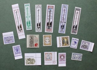 QUANTITY DISCWORLD POSTAGE STAMPS. TERRY PRATCHETT. CINDERELLAS. TOWER OF ART!