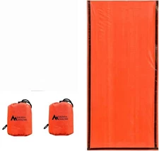 Emergency Sleeping Bag – Ultralight, Waterproof Mylar Thermal Bivy Sack Tent ...