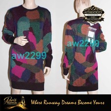 CHANEL 12A Fall 2012 Nwt Mohair Blend Knit Tunic Sweater Dress Top New 40