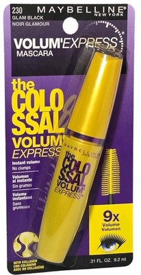 Maybelline NY The Colossal Mascara #230 GLAM BLACK Instant Big Volume-FREE SHIP!