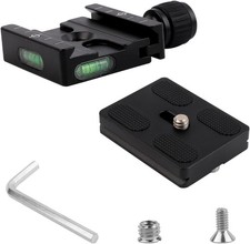 50mm Quick Release Plate Clamp Adapter for Arca Swiss DSLR Camera Tripod