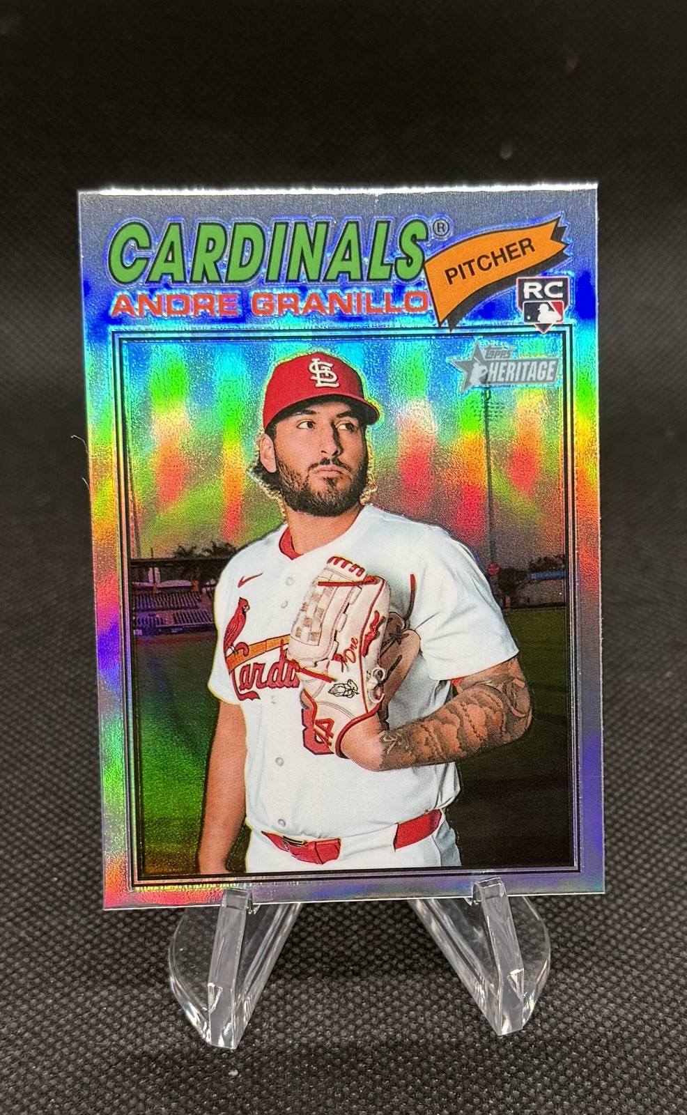 2026 Topps Heritage - Andre Granillo #32 Chrome Refractor (RC)