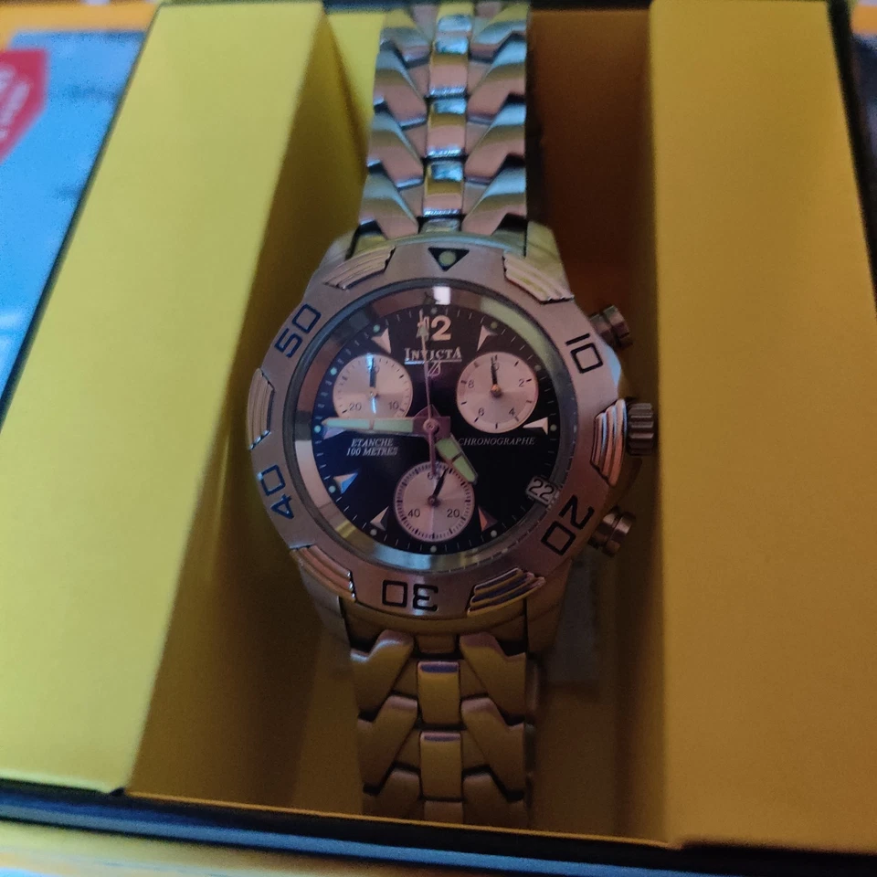 Cronografo Invicta 1837 Con Quadrante Blu - Immagine 3 di 4