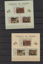 S55340 ÉQUATEUR 1967 MNH** Jeux Olympiques S/S X2 PERF + IMPERF