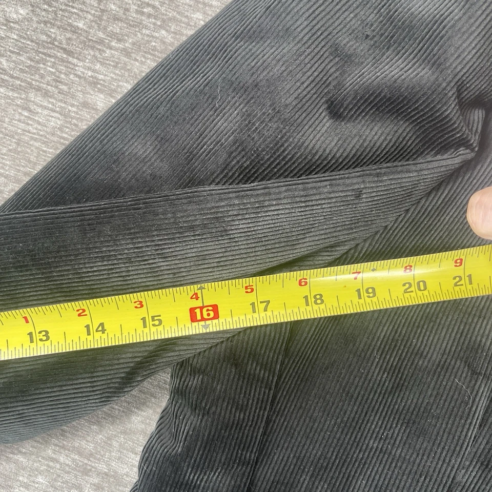 Blazer Abrigo Deportivo J Crew Ludlow Calce Ajustado Algodón Italiano 44L Negro Pana NUEVO Foto 3 de 4