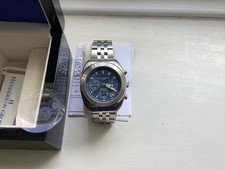 Mens Blue Face  Gianni Sabatini 100m w/r Chronograph Luxury Sports Watch