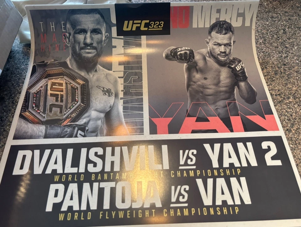 Póster promocional UFC 323 Dvalishvili vs Yan 2  Foto 3 de 3
