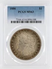 1886 Morgan Silver Dollar PCGS MS63 S$1 Philadelphia Minted No Reserve