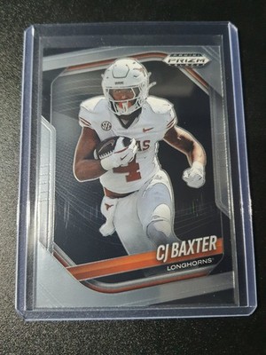 CJ Baxter - Prizm Black Football 2025 - Texas Longhorns 