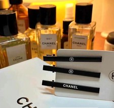 NEW AUTH CHANEL 3 Pcs Set Black Metal Hair Clip Pin Limited Beauty VIP GIFT   