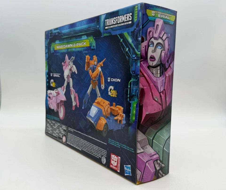 NEW Transformers Legacy Evolution Cybertronian Erial & Dion War Dawn 2 Pack - Image 4 of 4