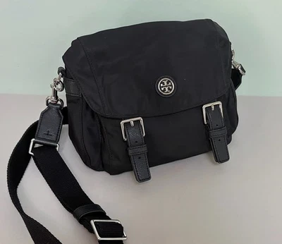 Tory Burch Virginia Black Small Crossbody Messenger Bag, 85054 0921 BLACK / 001 - Image 1 of 4