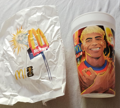 !!! Original McDonald's Sammelbecher Lamine Yamal Fifa WM 2026 Fußball Cup TOP !