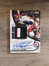 Tristan Casas Topps 2025 Update Series Tri-color Patch Autograph #09/ 10