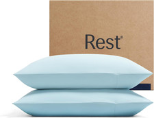 REST Evercool Cooling Pillowcases Standard Size 2PCS for Hot Sleepers Night Sw