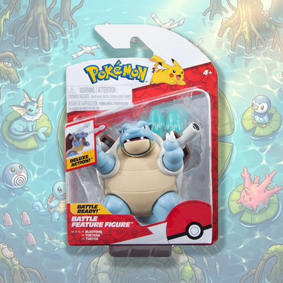 Pokemon - Battle Feature Figure - Blastoise/Toxtricity/Heracross/Bisharp - NEW!