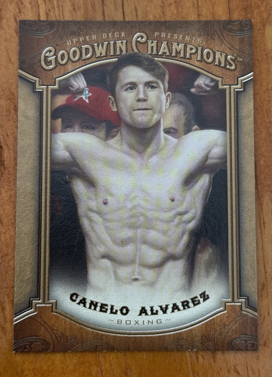 2014 Upper Deck Presents Goodwin Champions Canelo Alvarez Boxing Card