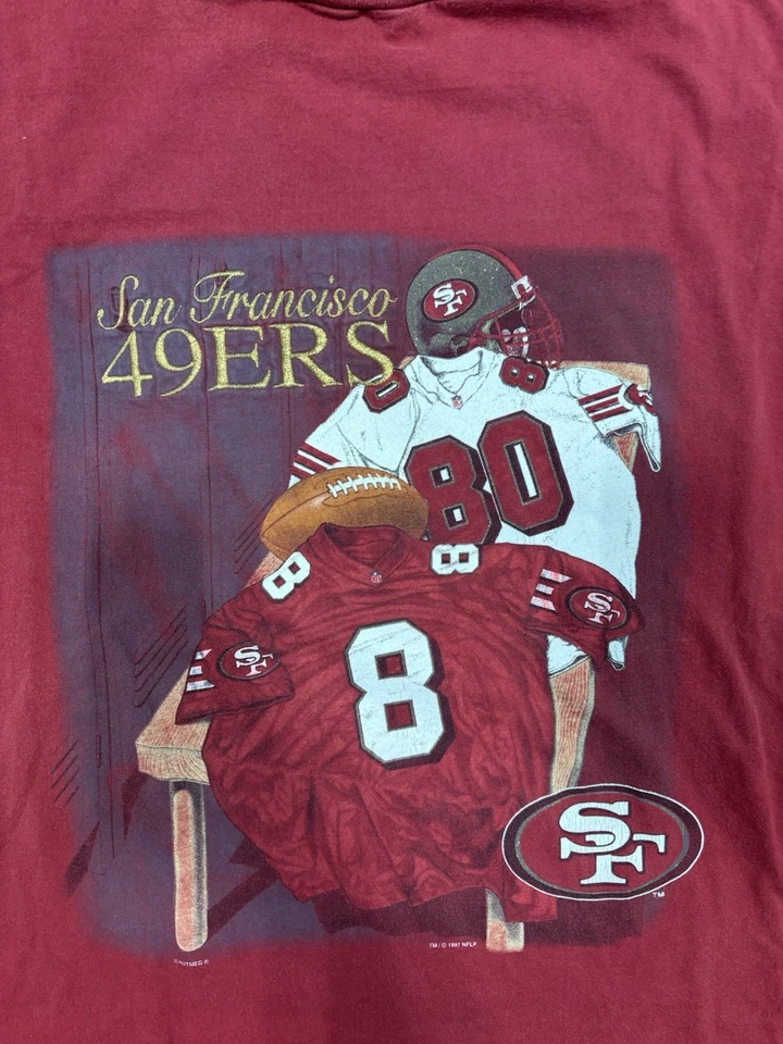 Vintage San Francisco 49ers T-Shirt XXL 1997 - Image 2 of 4