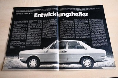 MOT 15/1972 Audi 80 B1 in einer ersten Vorstellung auf 6 Seiten