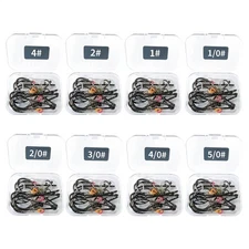 Live Shrimp Fixed Hooks Saltwater Offset Fishing Hooks Reusable