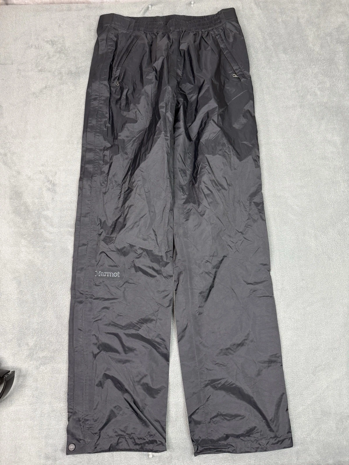 Marmot Men’s Outdoor Rain Snow Pants Nylon Black Size Large