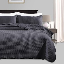 IR Imperial Rooms Twin Quilt Bedding Set Size 68x86 1 Pillow Sham 20x26 Microfib