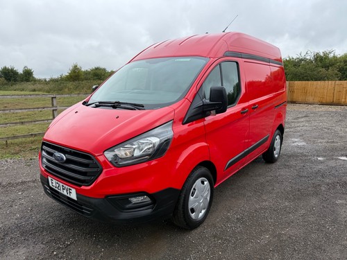 2021 21 FORD TRANSIT CUSTOM 2.0TDCI SWB 340 L1 H2 HIGH ROOF VAN FSH EURO6 AIRCON - Picture 5 of 24
