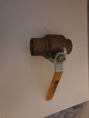 Watts 2 Inch Brass Ball Valve Sweat On Type