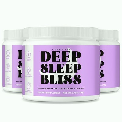 Deep Sleep Bliss Powder, DeepSleepBliss Natural Relaxation Support - 3 Pack