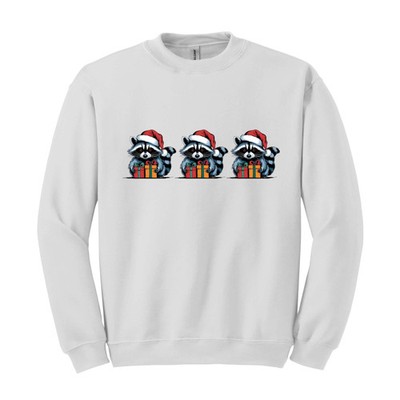 Christmas Racoon Sweatshirt, Funny Christmas Racoon Sweater, Winter Festive Shir