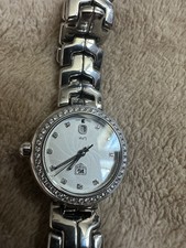 TAG Heuer Link Women’s 32mm Stainless Steel Quartz Watch Diamond Bezel Date