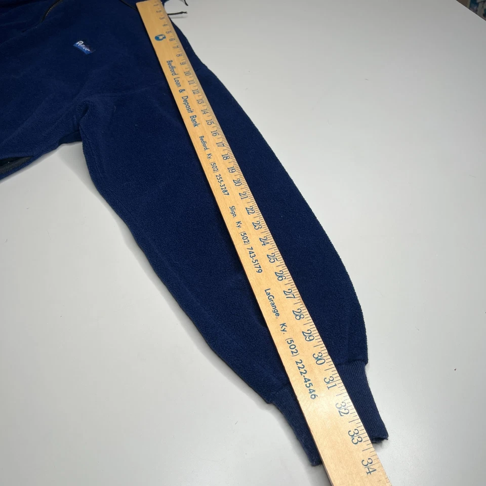 Sudadera con Capucha Polartec Vintage Penfield Azul Hecha en EE. UU. L Bandera de EE. UU. Exterior Años 90 Foto 2 de 4