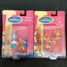 Lot de 2 figurines Mattel Disney Hercules Hermes Phil pour collection