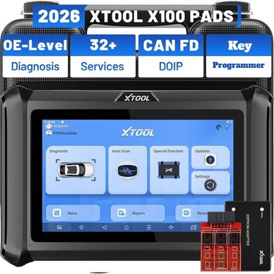 XTOOL X100PADS OBD2-Scanner für alle Fahrzeugsysteme mit Schlüsselprogrammierung