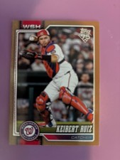 2026 Topps Gold Parallel/2026 #245 Nationals Keibert Ruiz Card