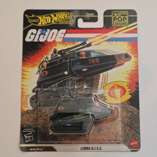 Hot Wheels GI Joe Pop Culture Cobra H.I.S.S. Black Metal Tank