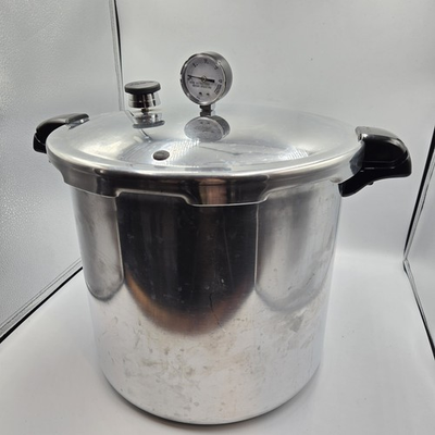 #ad Presto 23 Quart Pressure Canner Cooker Stock Pot Heavy Model 0178107 Complete $129.99