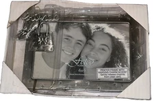 Friends Friendship Pewter Photo Frame w/Hanging Charm Accent for 6 x 4" 2005